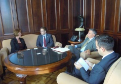 18 September 2012 The National Assembly Speaker and the Australian Ambassador to Serbia